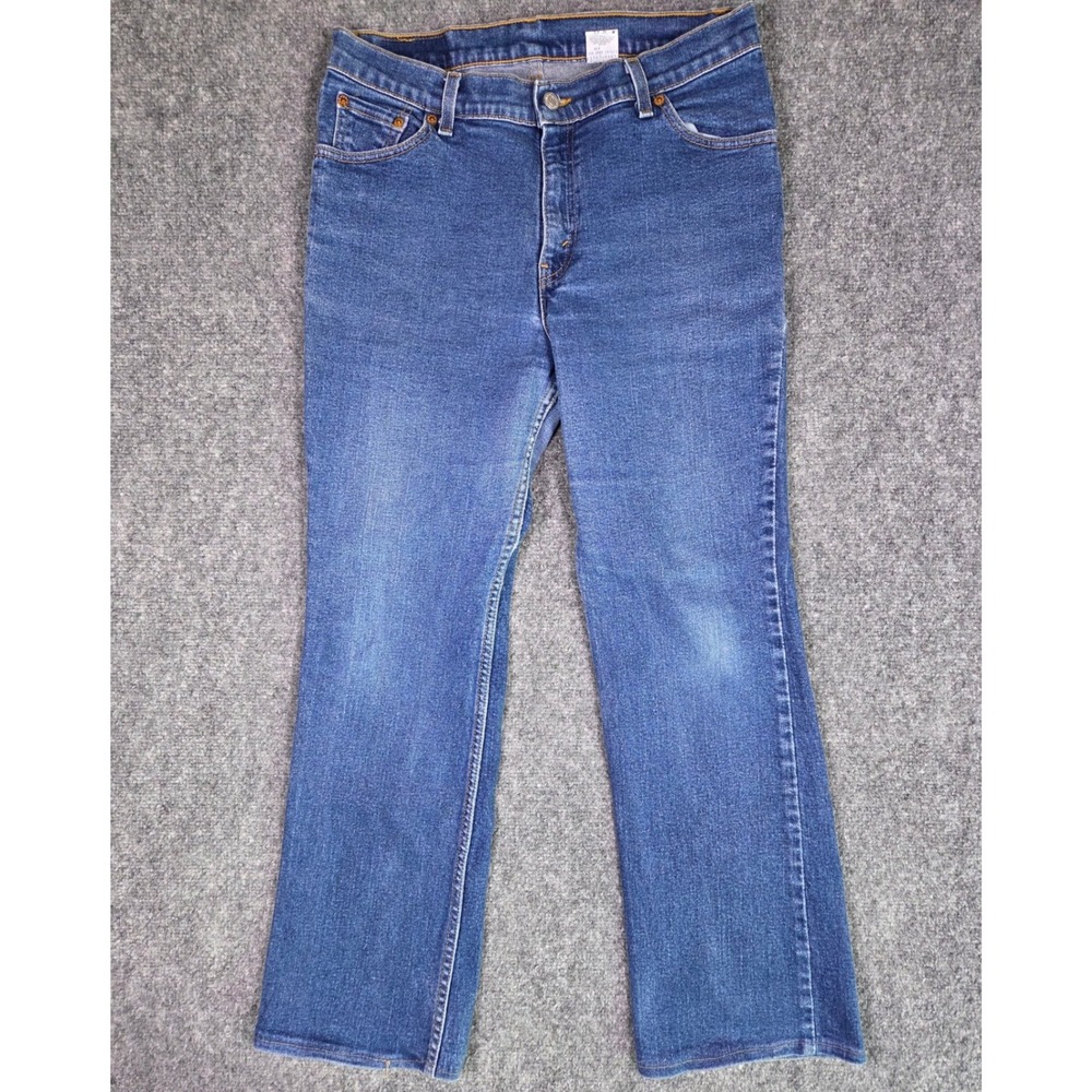 Vintage Levi's 517 Bootcut Jeans Juniors 13 Blue Low Rise Made in USA 90s